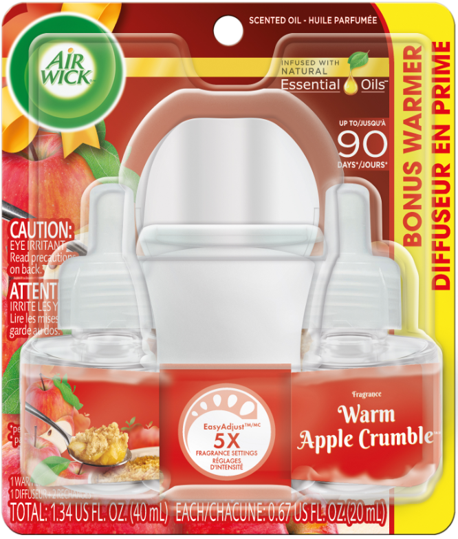 AIR WICK® Scented Oil - Warm Apple Crumble (Canada) (Discontinued)